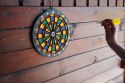 Zestaw Tarcza Soft Perforowana Dart Gra w Rzutki Lotki KUBISPORT 36 cm
