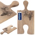 Deska do Krojenia Serwowania Przekąsek Przystawek Drewniana ORION 29,5x15cm