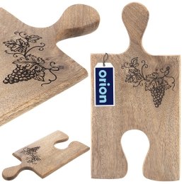 Deska do Krojenia Serwowania Przekąsek Przystawek Drewniana ORION 29,5x15cm