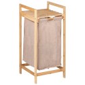 Kosz na pranie bambusowy 33x33x73cm