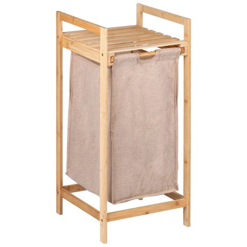 Kosz na pranie bambusowy 33x33x73cm