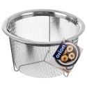 Koszyk do Smażenia Frytek Pączków Stalowy z Uchwytem Solidny ORION 21x13 cm