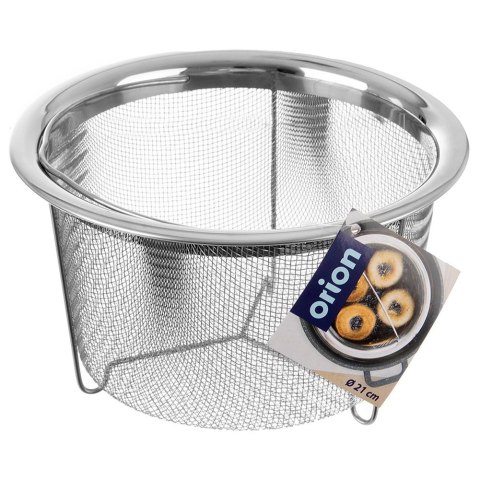 Koszyk do Smażenia Frytek Pączków Stalowy z Uchwytem Solidny ORION 21x13 cm