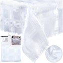 Nakrycie Stołu EXCELLENT HOUSEWARE 180x130 Cm Białe Łatwoczyszczące Stylowe