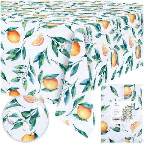 Obrus Wodoodporny Plamoodporny Pomarańcze EXCELLENT HOUSEWARE 180x130 cm