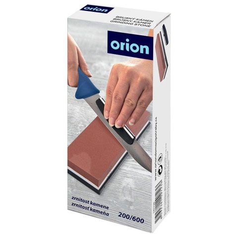 Ostrzałka do Noży Kamienna Dwustronna z Prowadnicą ORION 18,5 x 6 x 3 cm