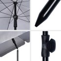Parasol na Ogród Plażę Ogrodowy Plażowy Szary Regulowany Łamany ORION 185cm