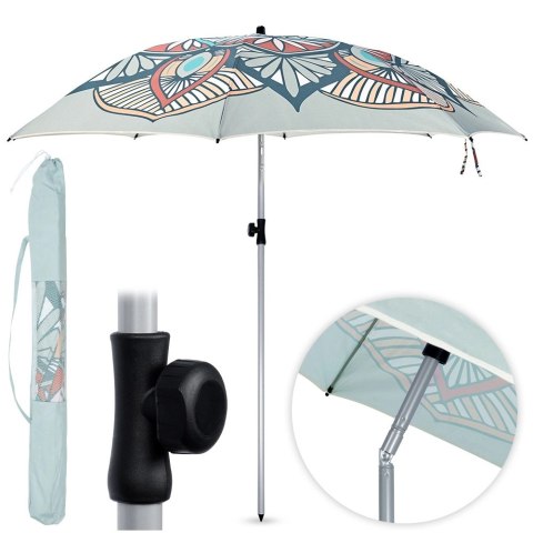 Parasol plażowy ogrodowy regulowany 180 cm