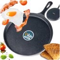 Patelnia do Naleśników Placków Pizzy Tortilli Żeliwna Solidna ORION 26 cm
