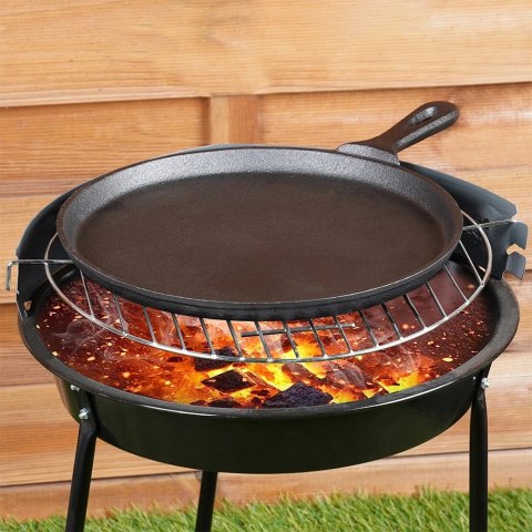 Patelnia do Naleśników Placków Pizzy Tortilli Żeliwna Solidna ORION 26 cm