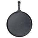 Patelnia do Naleśników Placków Pizzy Tortilli Żeliwna Solidna ORION 26 cm