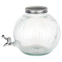 Słój Dozownik do Napojów z Kranikiem Szklany EXCELLENT HOUSEWARE 5,5 l