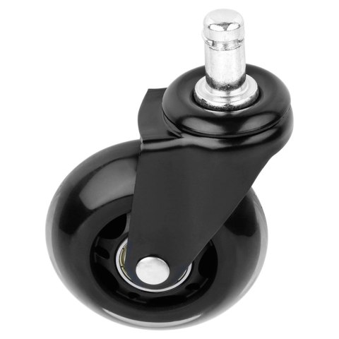 Zestaw Kółka do Fotela Biurowego Kauczukowe VILDE 6,3 cm / 10 mm 5 szt.