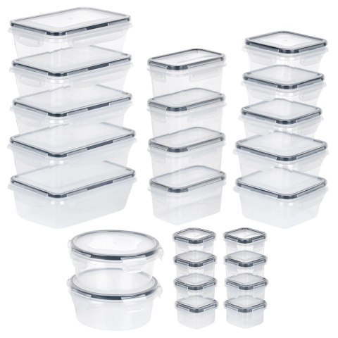 Zestaw Pojemników Spożywczych Kuchennych na Żywność Jedzenie ORION 24 szt.