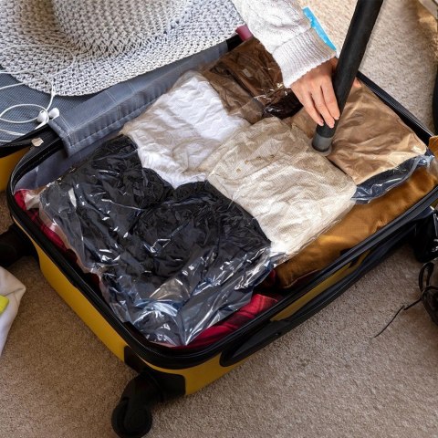 Zestaw Worki Próżniowe na Ubrania Pościel 3 Rozmiary Wytrzymałe ORION 5szt.